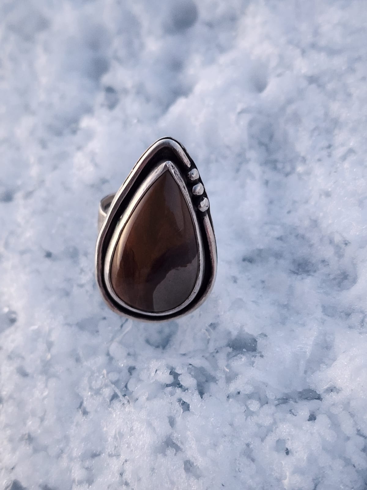 Eastern Ridge - Polychrome Jasper Ring - Size 9