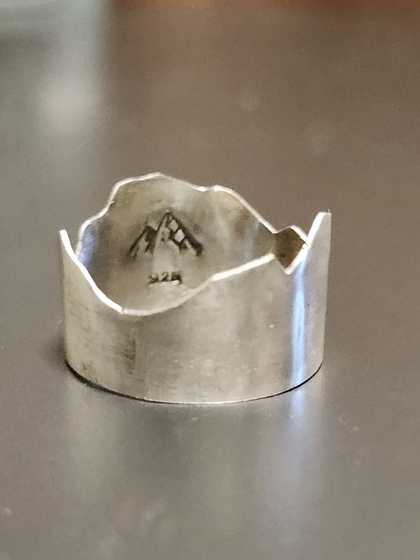 Mountain ring - thick band - Size 9.5