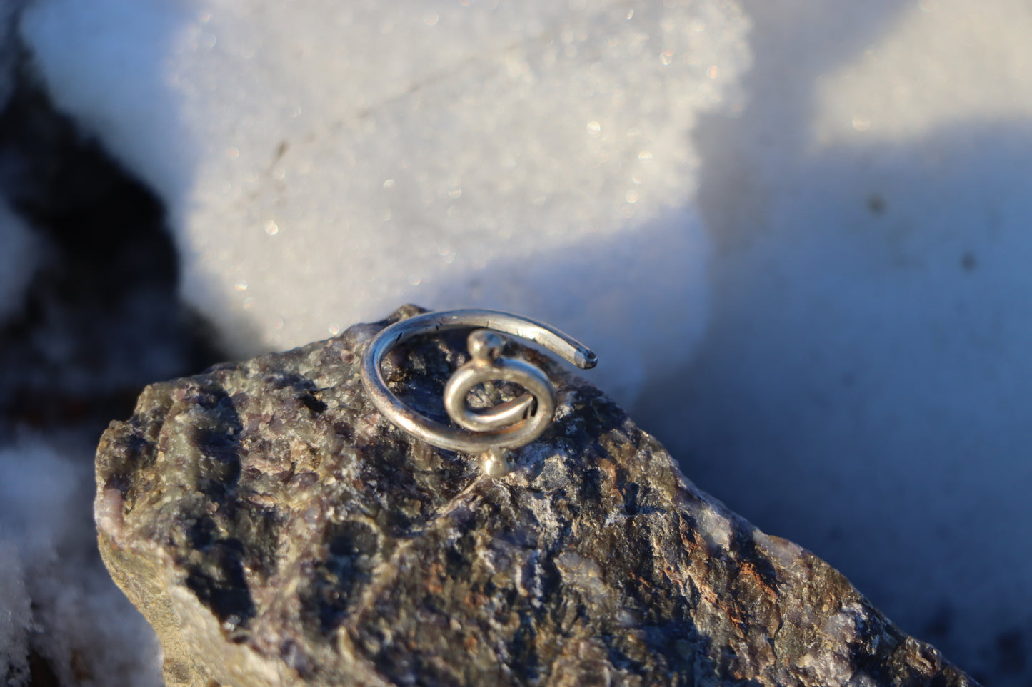Spiral Pinky Ring - Size 5.5 (adjustable also)