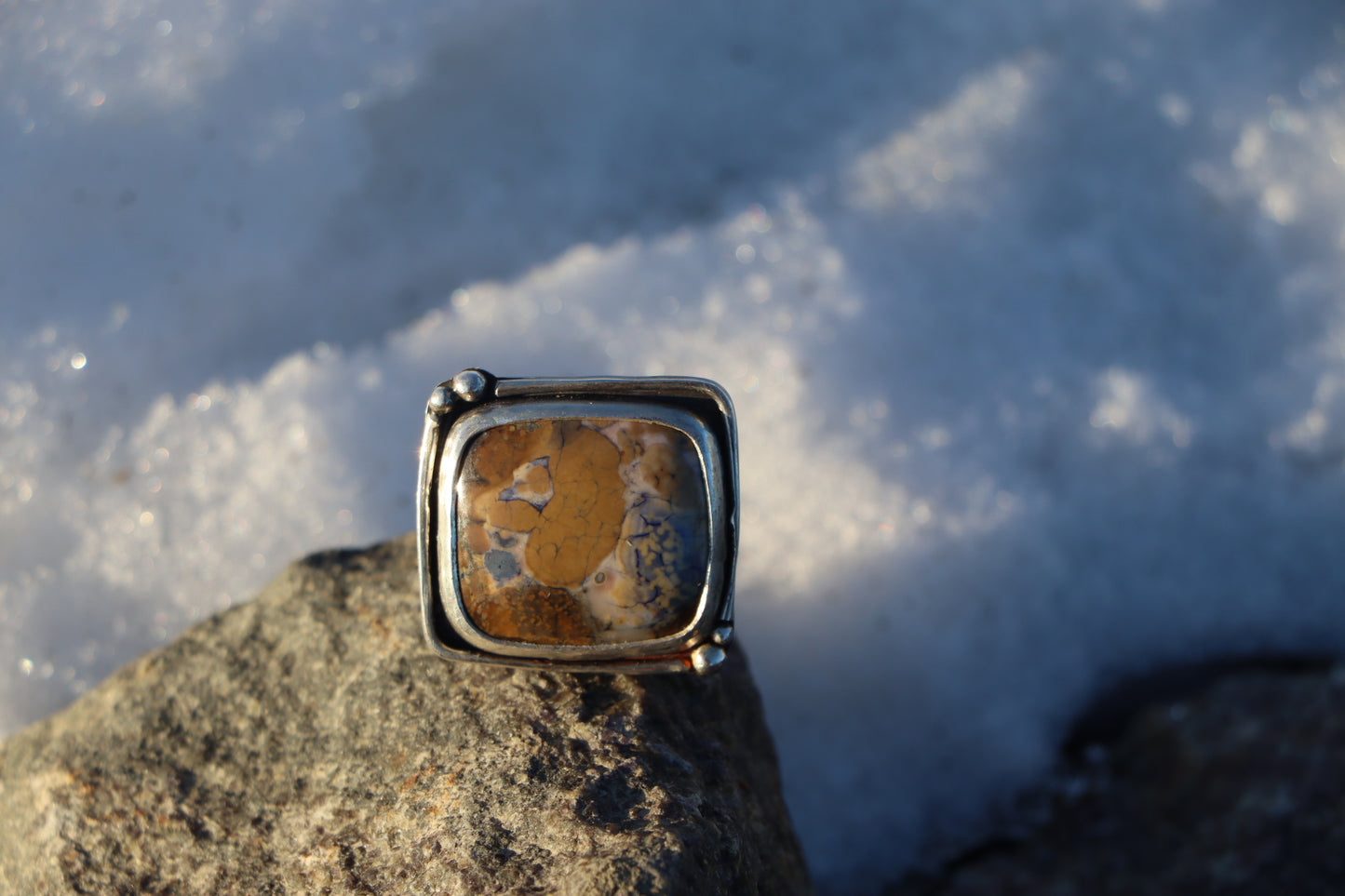 Cobra Jasper Ring - Size 8.5