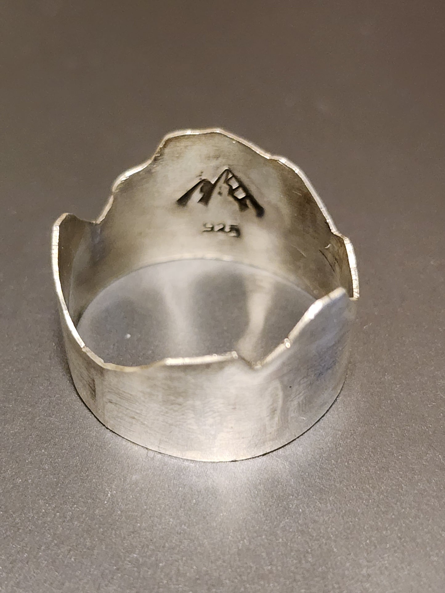 Mountain ring - thick band - Size 9.5