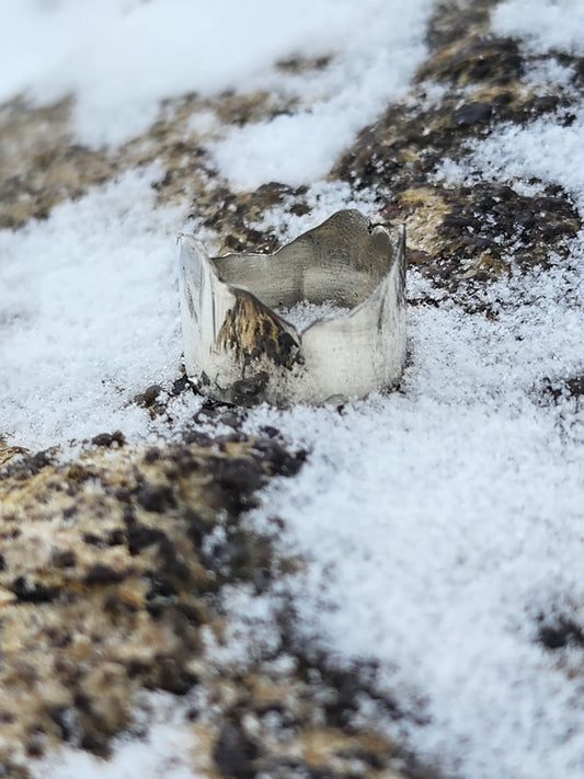 Mountain Ring - Thick band - Size 7