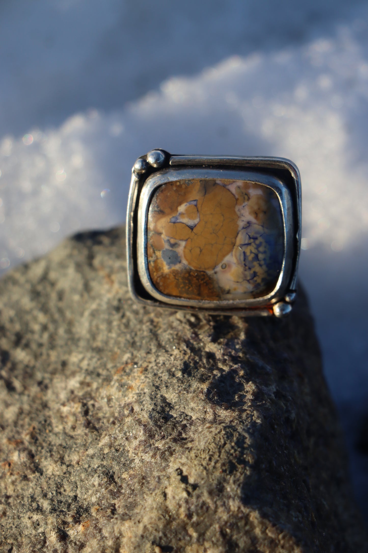 Cobra Jasper Ring - Size 8.5