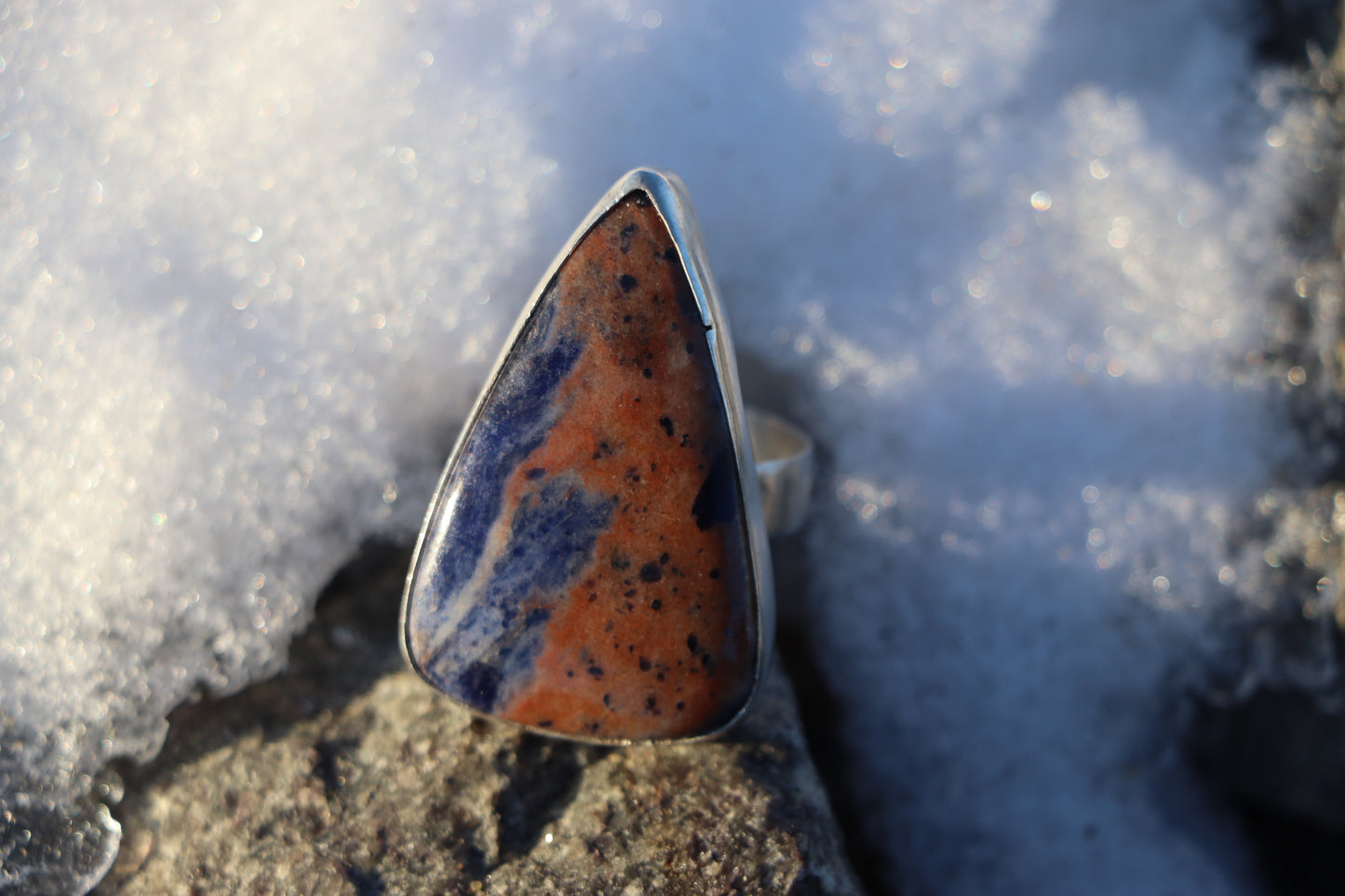 Sodalite Summit Ring - Size 9