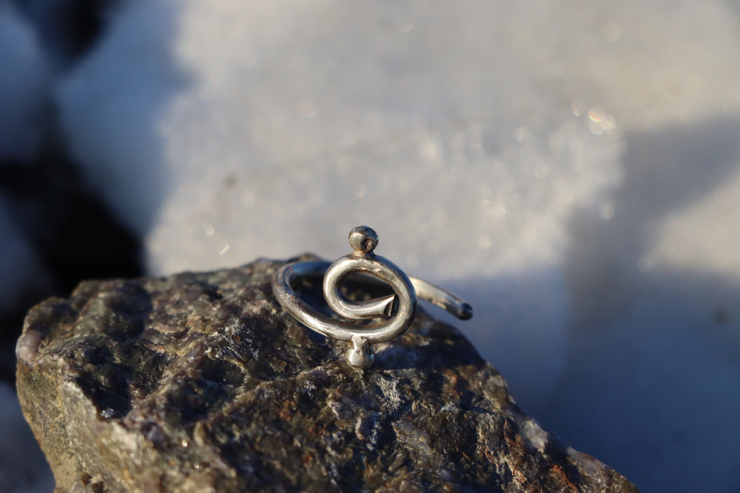 Spiral Pinky Ring - Size 5.5 (adjustable also)