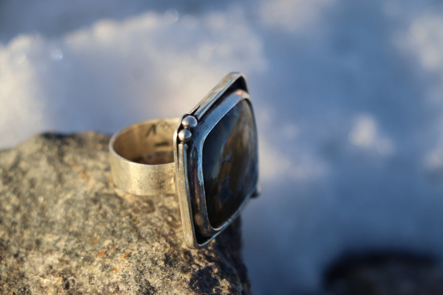 Cobra Jasper Ring - Size 8.5