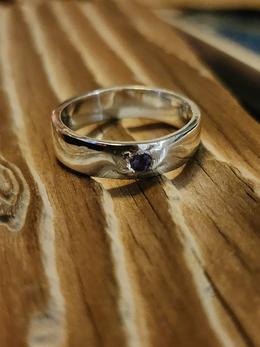 Custom Alexandrite Gem Band - For Jac