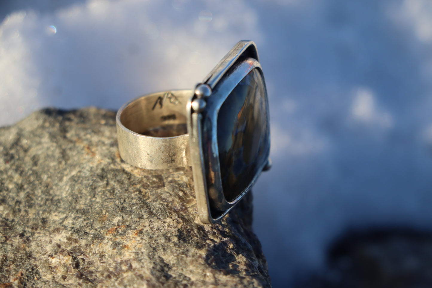 Cobra Jasper Ring - Size 8.5
