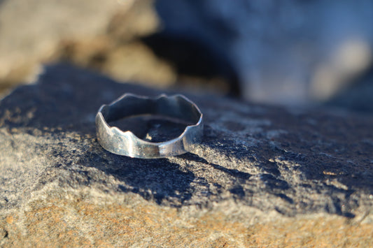 Mountain Ring - Thin Band - Size 11